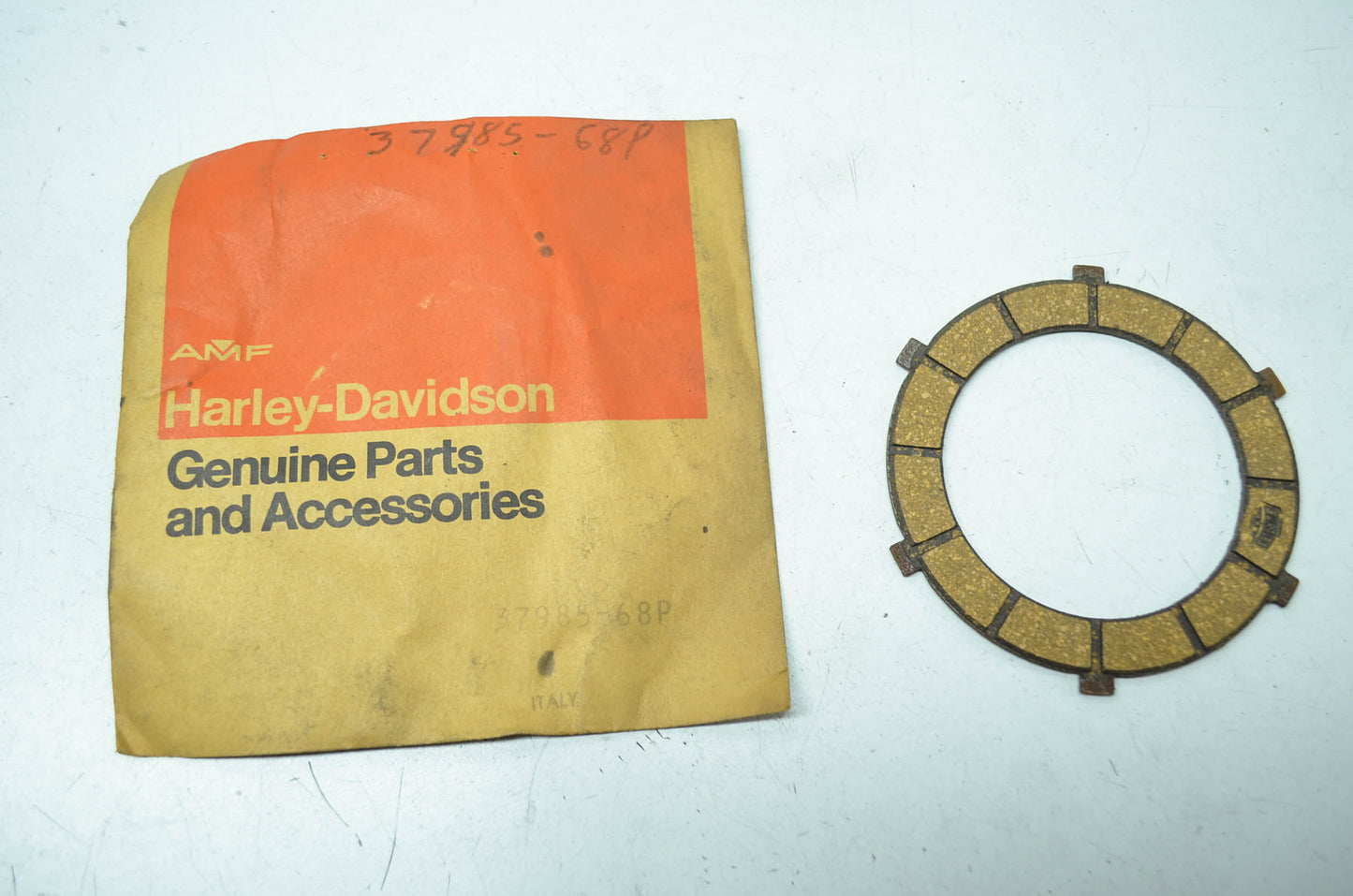 NEW OEM Harley Aermacchi Clutch Drive Plate Rapido ML 37985-68P NOS