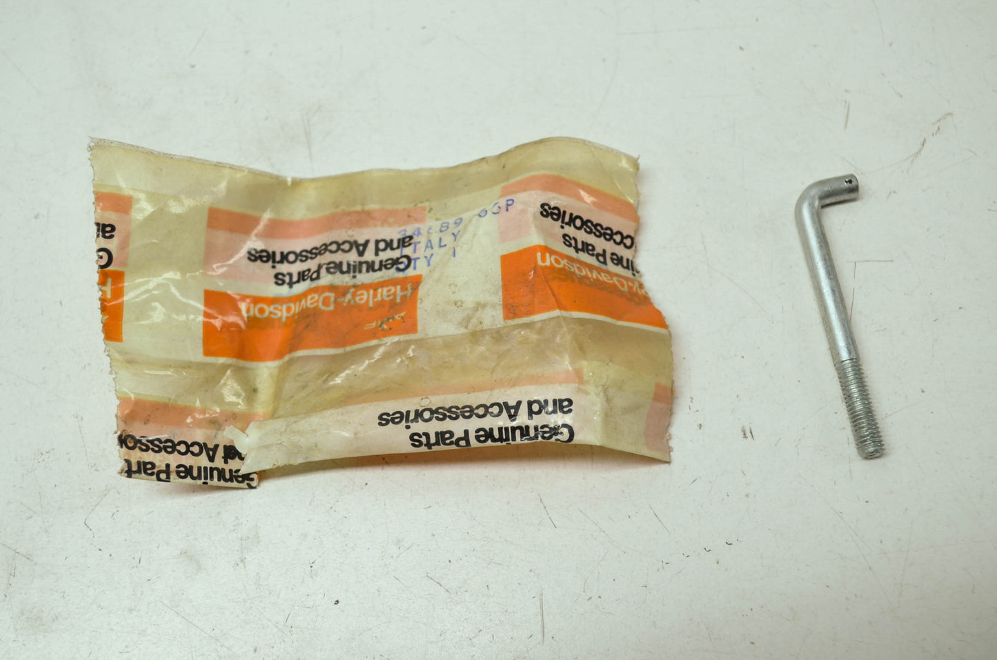 NEW OEM Harley Aermacchi L Shaped Bolt 34889-66P NOS
