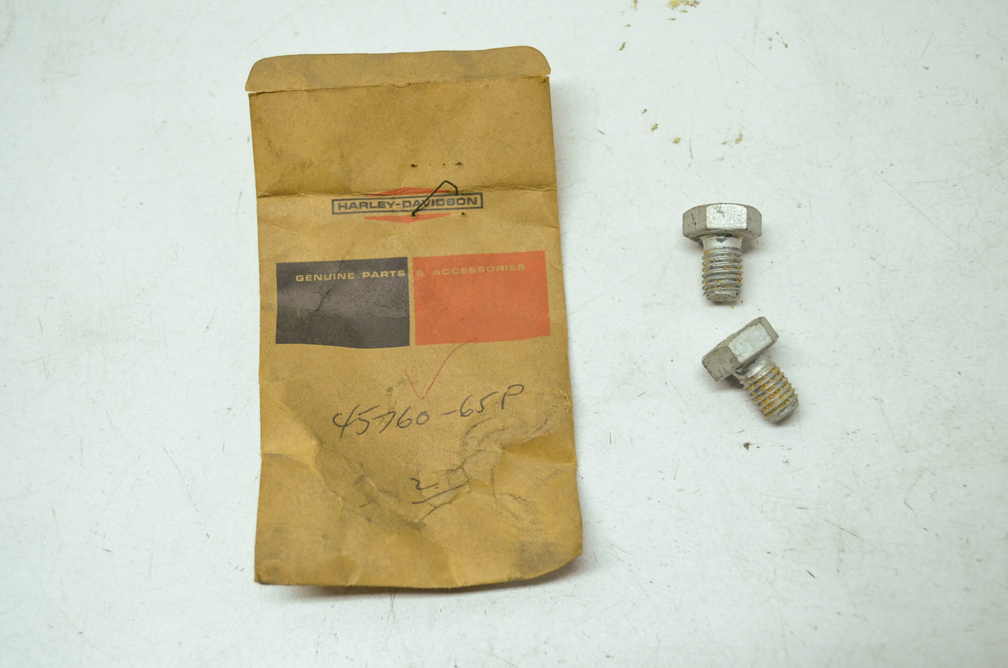 Harley Aermacchi Fork Tube Bolt Leggeros M S Qty 2 NOS