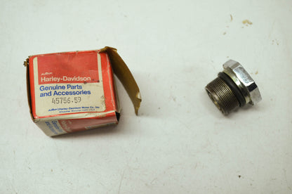 NEW OEM Harley Davidson AMF Fork Tube Cap 52-72 XL FX K 45756-59 NOS