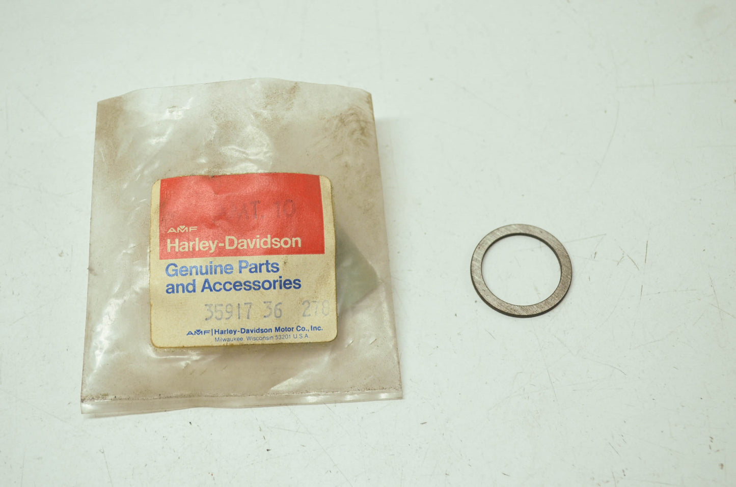 OEM Harley-Davidson 35917-36 Countershaft Retainer Washer NOS