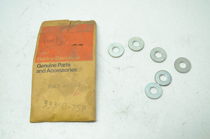 Harley Aermacchi Washers 74-75 SX 175 250 Qty 6 NOS