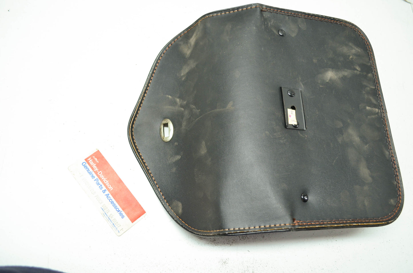 AMF Windshield Bag Large Black Panhead Shovelhead Knucklehead NOS
