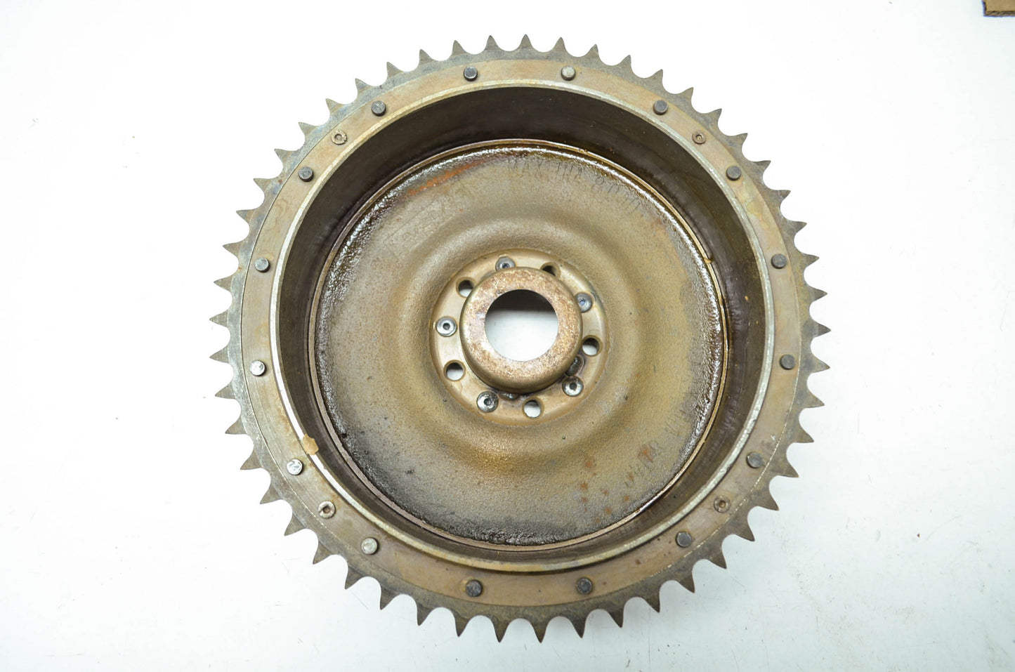 AMF Rear Brake Drum & Sprocket 63-66 Big Twin NOS
