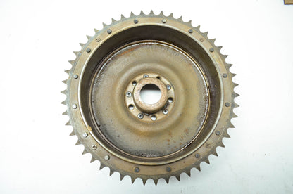 AMF Rear Brake Drum & Sprocket 63-66 Big Twin NOS