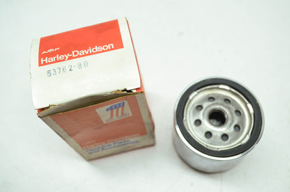 OEM Harley-Davidson 63782-80 Spin-On Chrome Oil Filter NOS