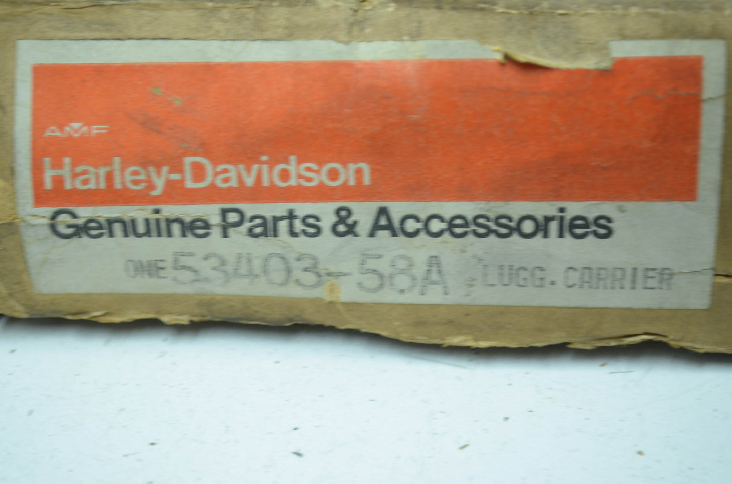 OEM Harley-Davidson 53403-58A Luggage Carrier Assembly NOS