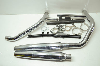 NEW OEM Harley Davidson Dual Exhaust Muffler Pipe Kit SSS Sportster 65207-75 NOS