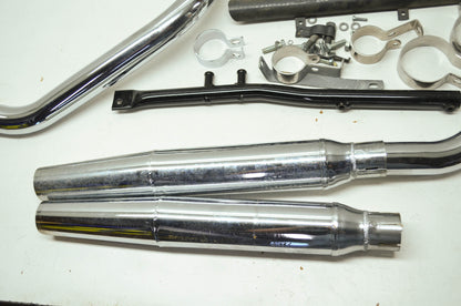 NEW OEM Harley Davidson Dual Exhaust Muffler Pipe Kit SSS Sportster 65207-75 NOS
