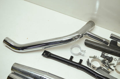 NEW OEM Harley Davidson Dual Exhaust Muffler Pipe Kit SSS Sportster 65207-75 NOS