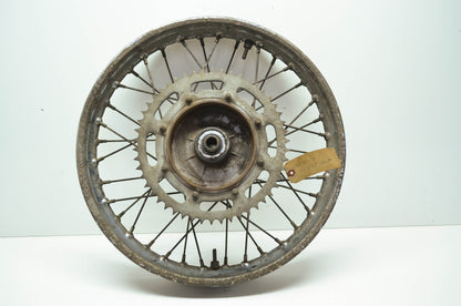 Harley Aermacchi Wheel Rear Rim with Sprocket 18' 74-78 SS SX 175 250 NOS