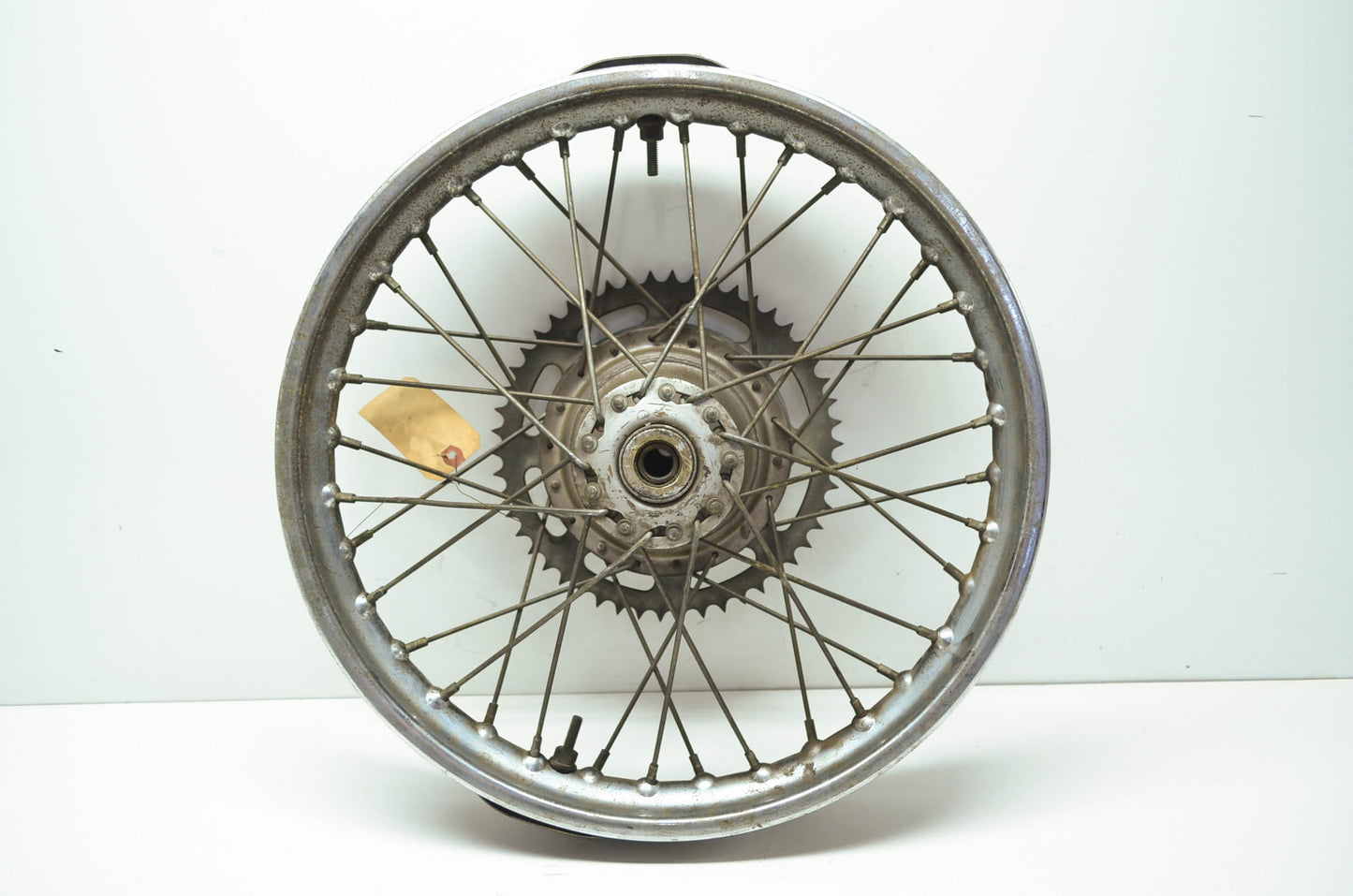 Harley Aermacchi Wheel Rear Rim with Sprocket 18' 74-78 SS SX 175 250 NOS