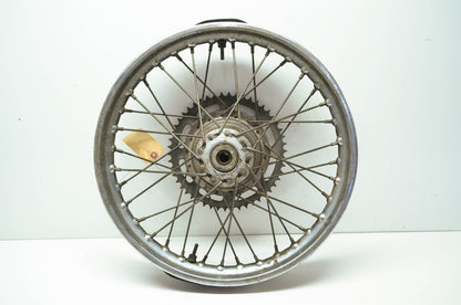 Harley Aermacchi Wheel Rear Rim with Sprocket 18' 74-78 SS SX 175 250 NOS