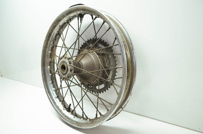 Harley Aermacchi Wheel Rear Rim with Sprocket 18' 74-78 SS SX 175 250 NOS