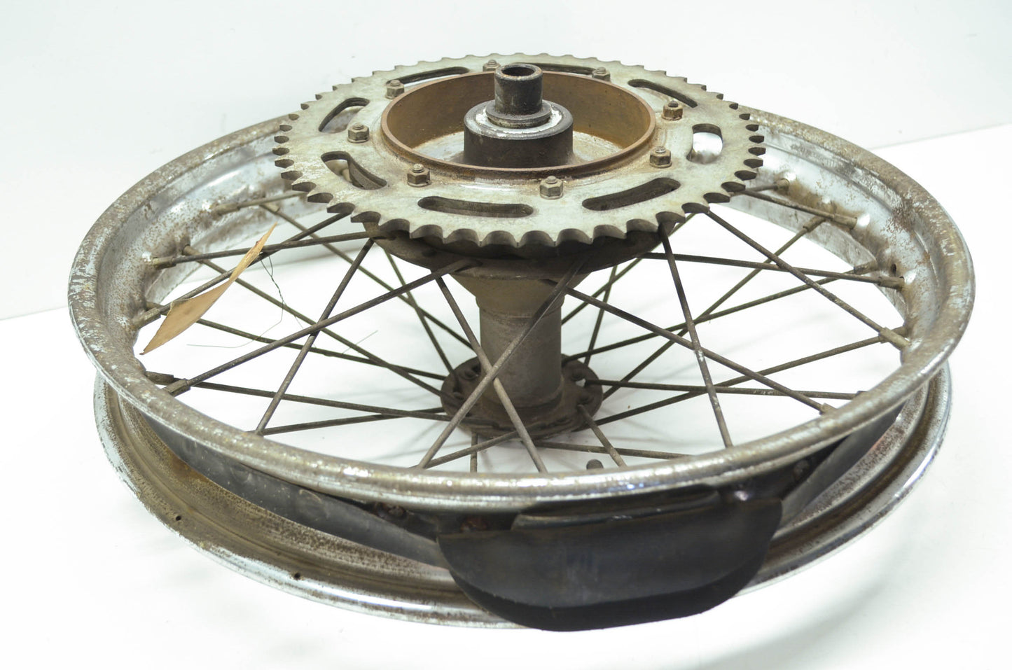 Harley Aermacchi Wheel Rear Rim with Sprocket 18' 74-78 SS SX 175 250 NOS