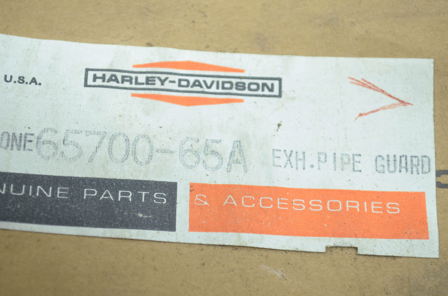 Exhaust Pipe Guard NOS