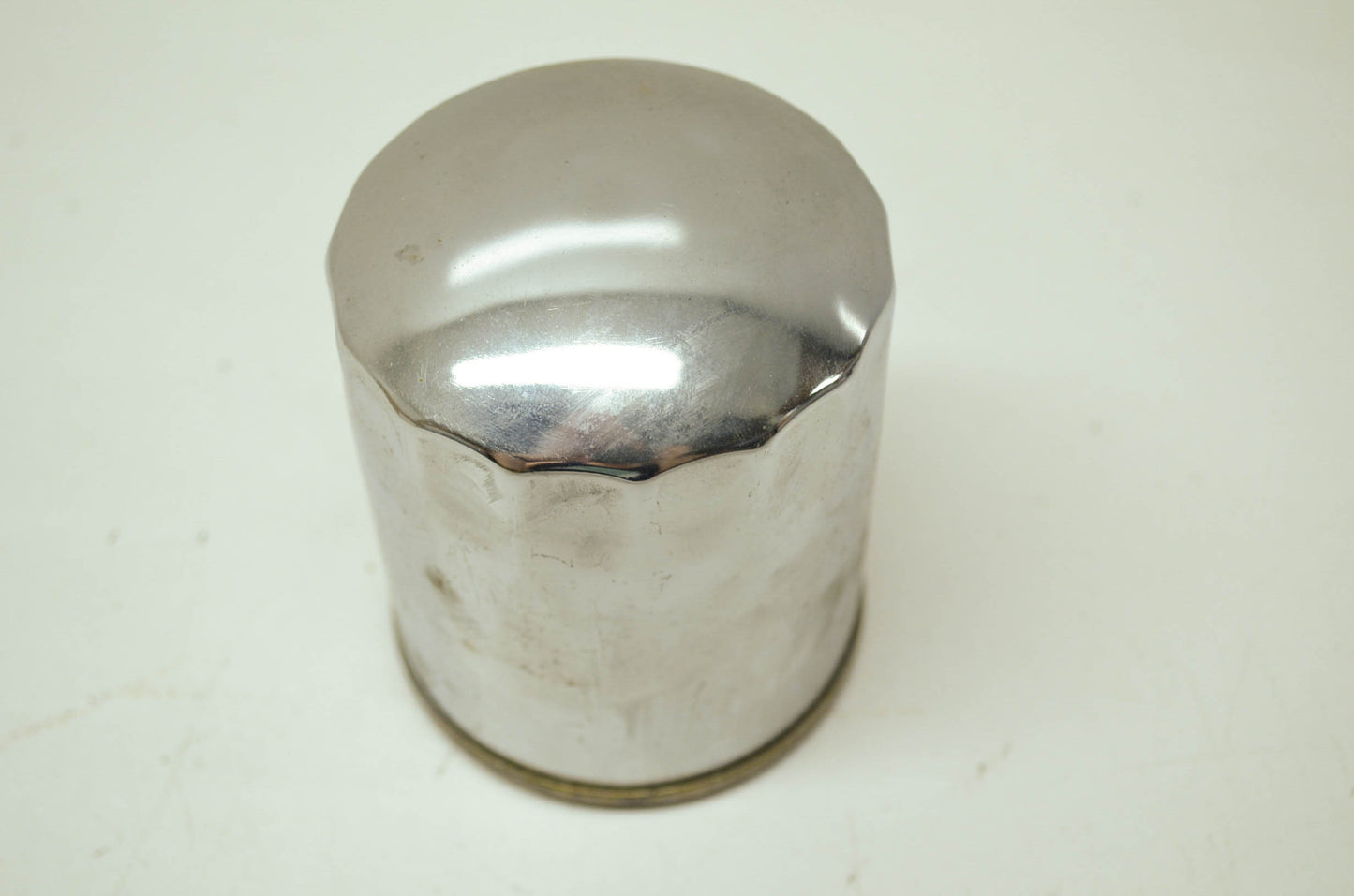 OEM Harley-Davidson 63796-77 Spin-On Chrome Oil Filter NOS