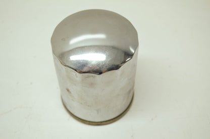 OEM Harley-Davidson 63796-77 Spin-On Chrome Oil Filter NOS