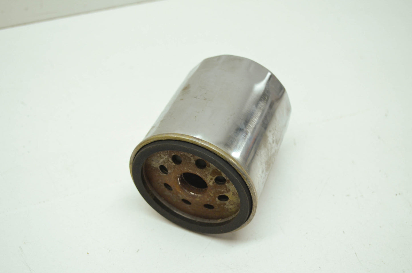 OEM Harley-Davidson 63796-77 Spin-On Chrome Oil Filter NOS