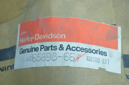NEW OEM Harley Davidson Rear Exhaust Shield Kit XL XLH K Model 65698-66 NOS