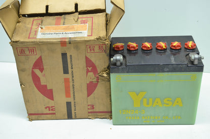 NEW OEM Yuasa Harley Davidson Battery 66004-73 NOS