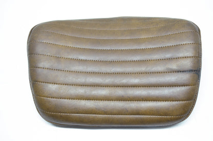 OEM Harley Davidson Brown Leather Back Rest Shovelhead
