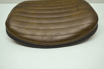 OEM Harley Davidson Brown Leather Back Rest Shovelhead