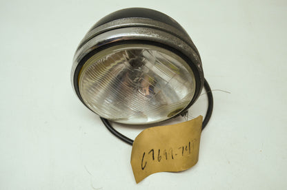 Harley Aermacchi Head Light 12v Sealed Beam SXT125 SS125 SX175 SX250 NOS