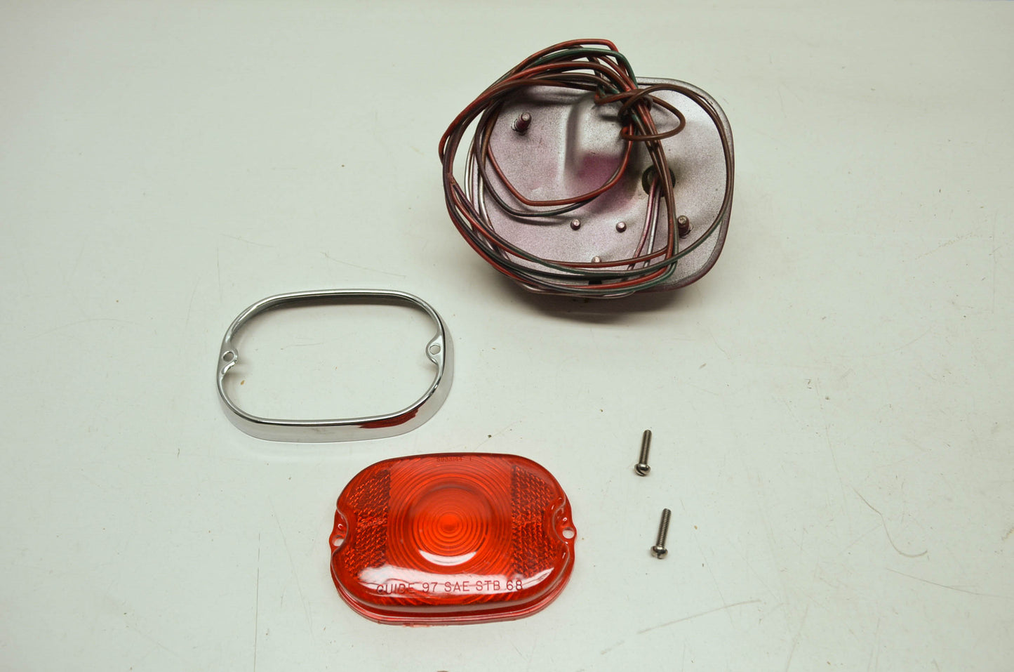 NEW OEM Harley Davidson Taillight Assembly Red Panhead Shovelhead 68010-64B NOS