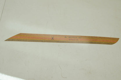 NEW OEM Harley Davidson Fuel Gas Tank Decal Lower Left 61753-74 NOS