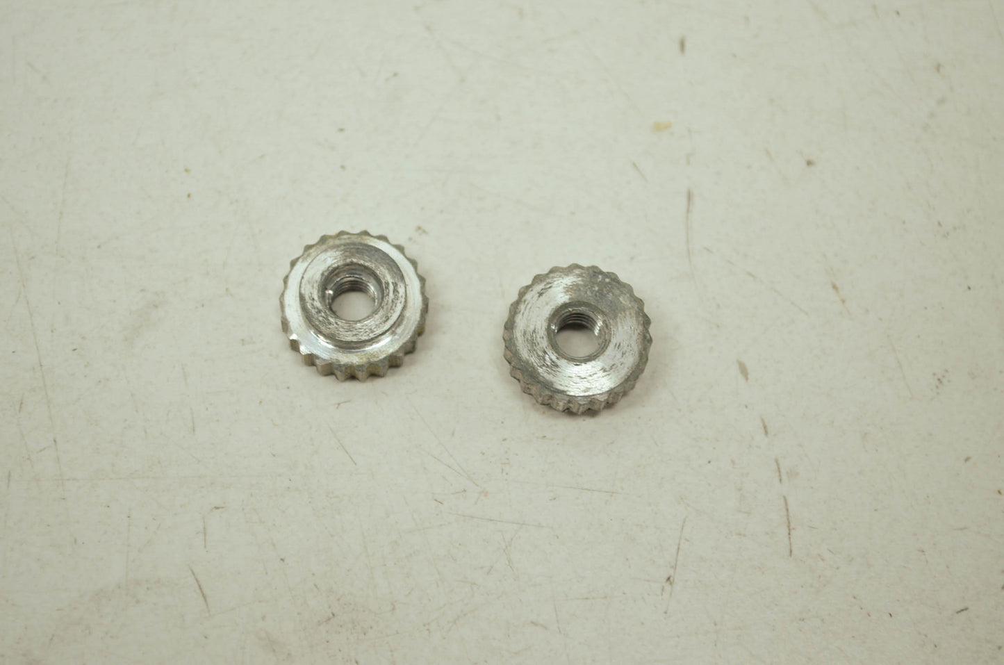 Harley Aermacchi Gauge Nuts Qty 2 NOS