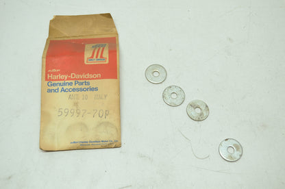 Harley Aermacchi Washers Qty 4 NOS