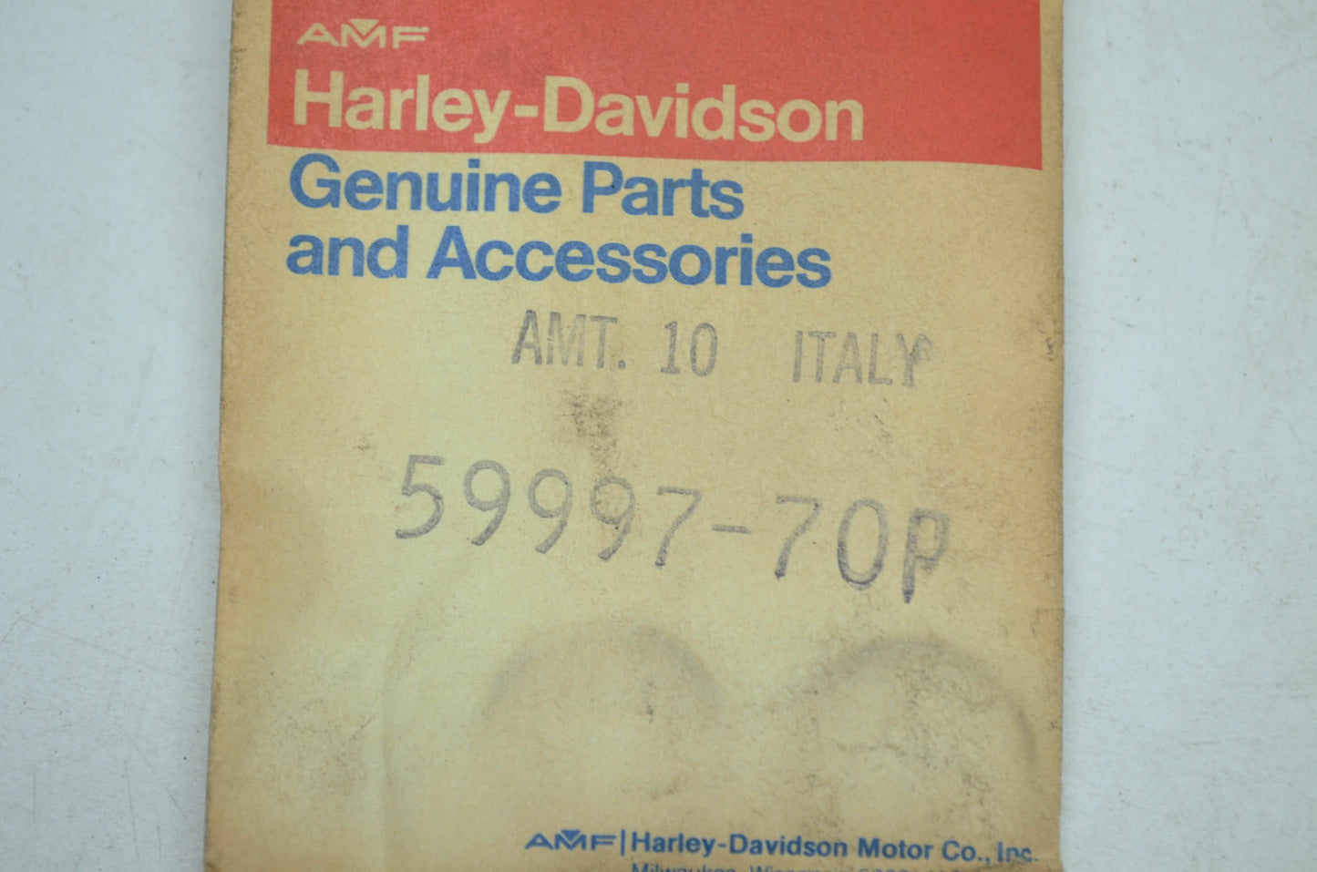 Harley Aermacchi Washers Qty 4 NOS