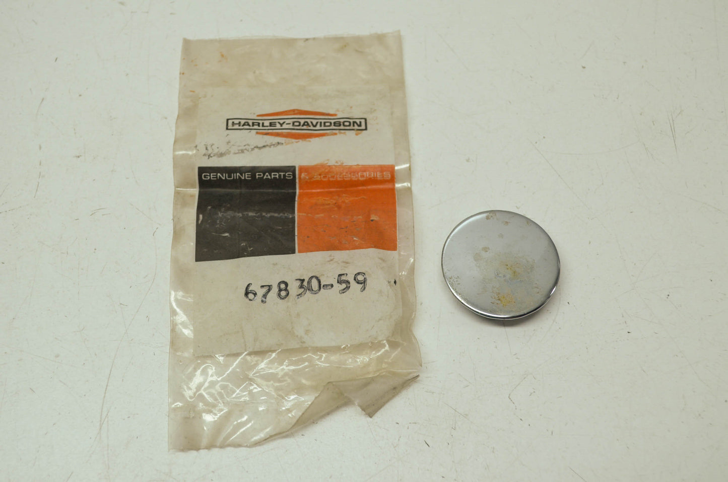 Headlight Bracket Visor Plug NOS