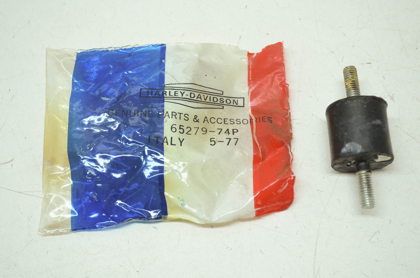 NEW OEM Harley Aermacchi Rubber Muffler Mount 65279-74P NOS