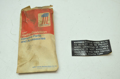 NEW OEM Harley Davidson AMF Warning Decal 93341 NOS