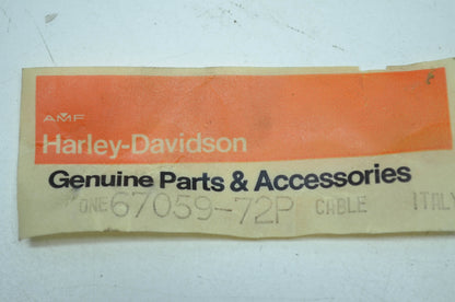 NEW OEM Harley Aermacchi Speedometer Cable 72 Shortster 73 X90 67059-72P NOS
