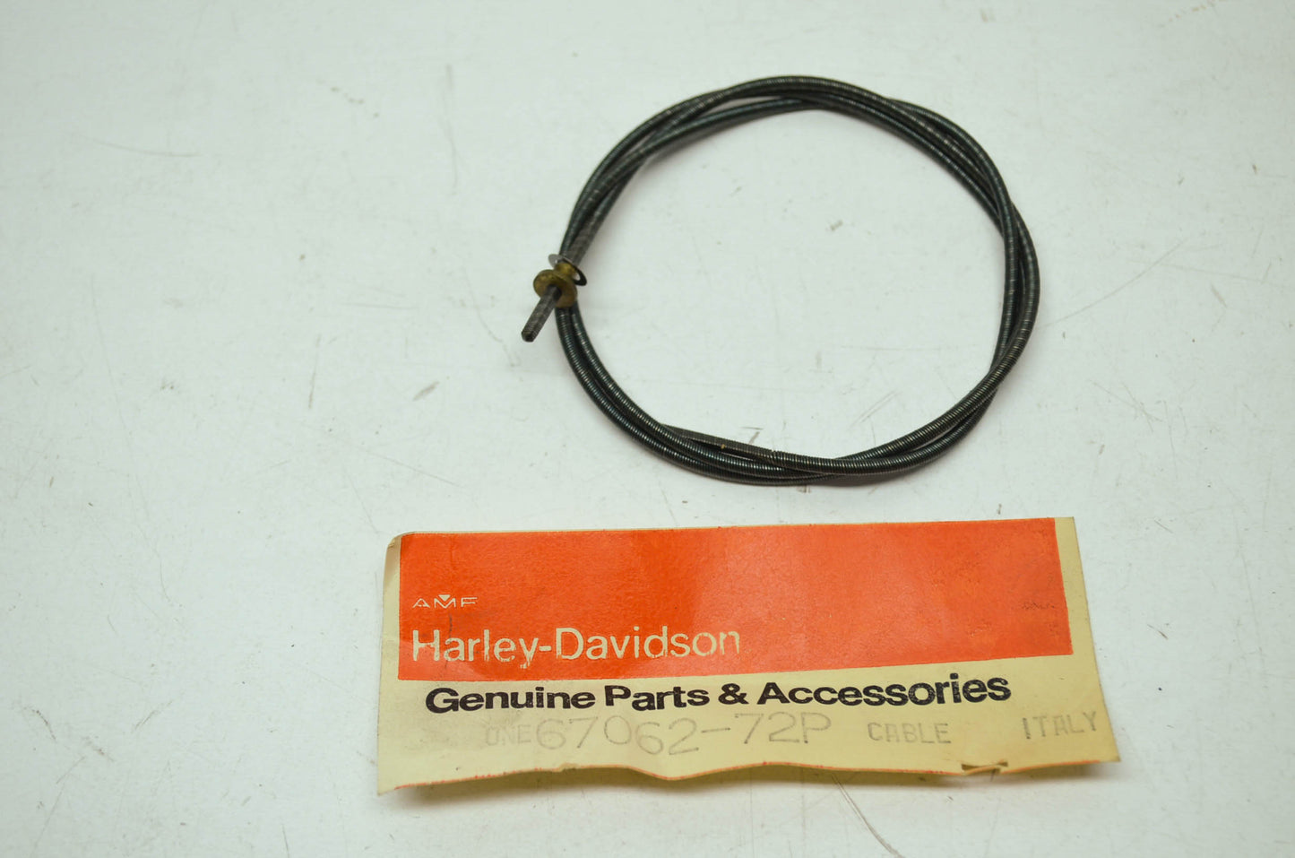 NEW OEM Harley Aermacchi Speedometer Cable 67062-72P NOS