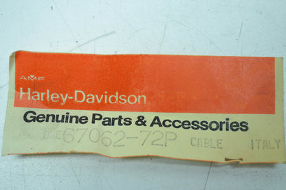 NEW OEM Harley Aermacchi Speedometer Cable 67062-72P NOS