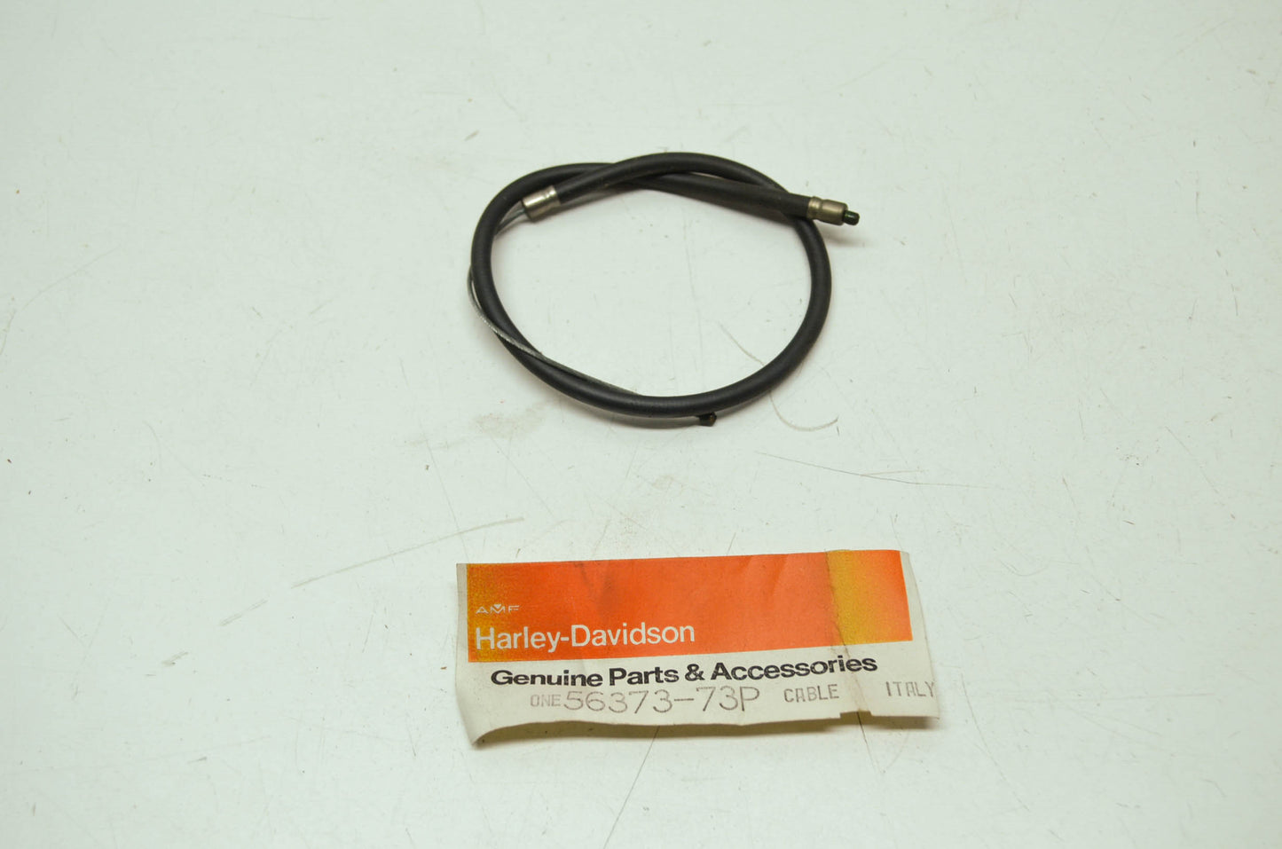 NEW OEM Harley Aermacchi Oil Pump Cable X 90 56373-73P NOS
