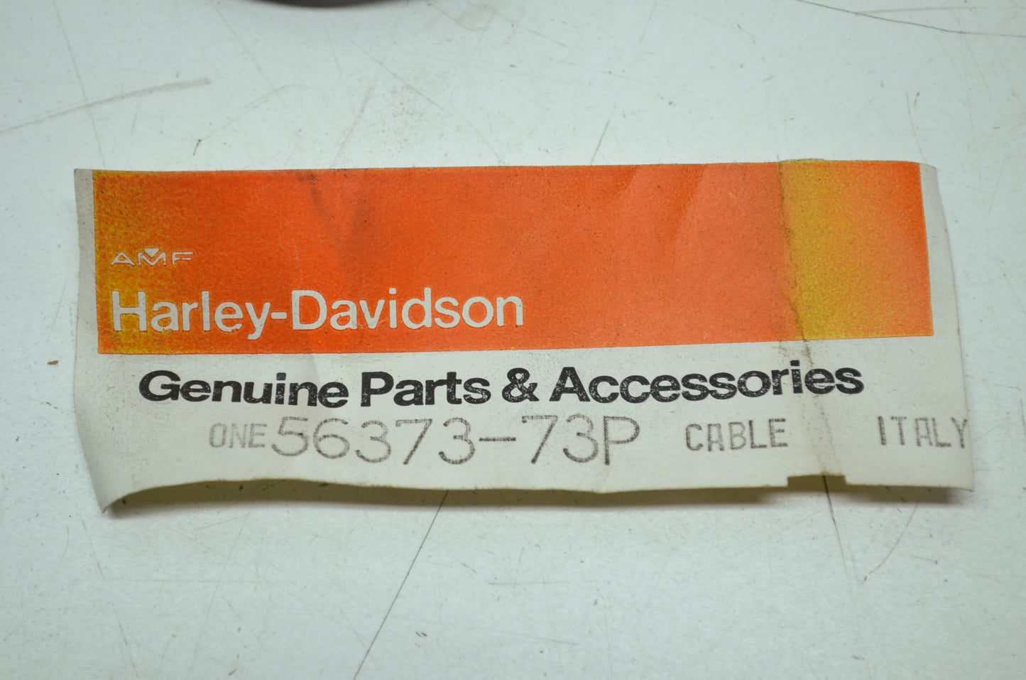 NEW OEM Harley Aermacchi Oil Pump Cable X 90 56373-73P NOS