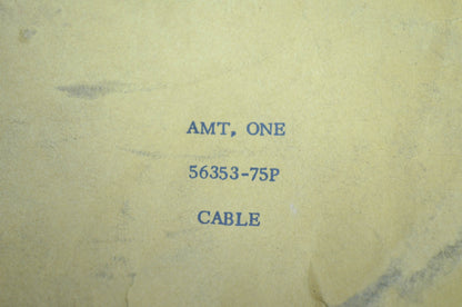 Harley Aermacchi Throttle & Oil Pump Cable 75-78 SXT125 76-78 SS125 NOS