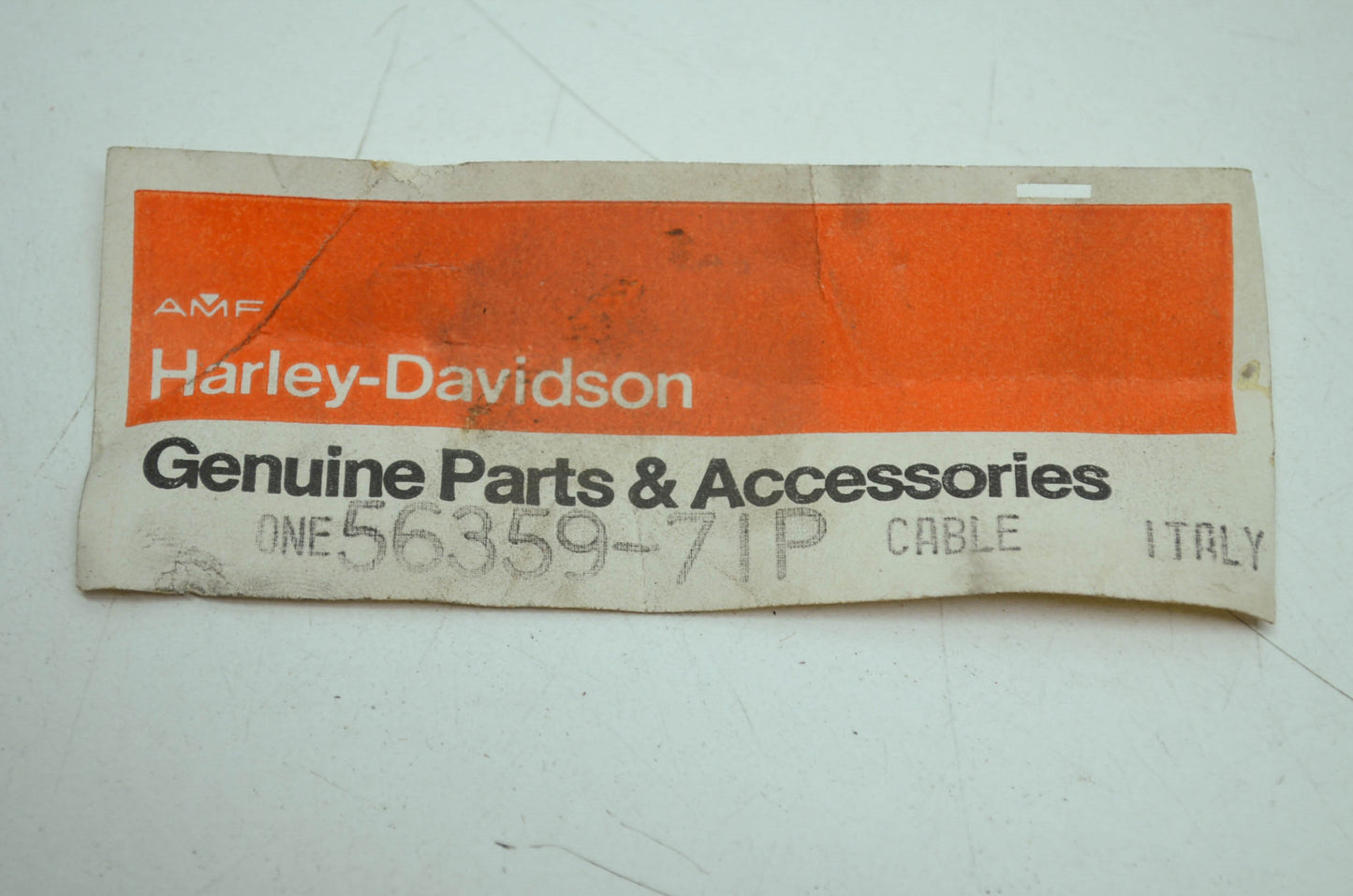 NEW OEM Harley Aermacchi Throttle Cable 71 SX350 Sprint 56359-71P NOS