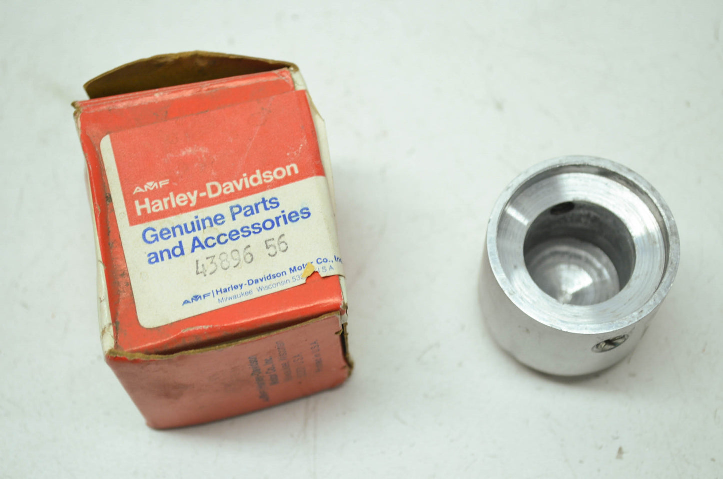OEM Harley-Davidson 43896-56 Axle Nut Cover NOS