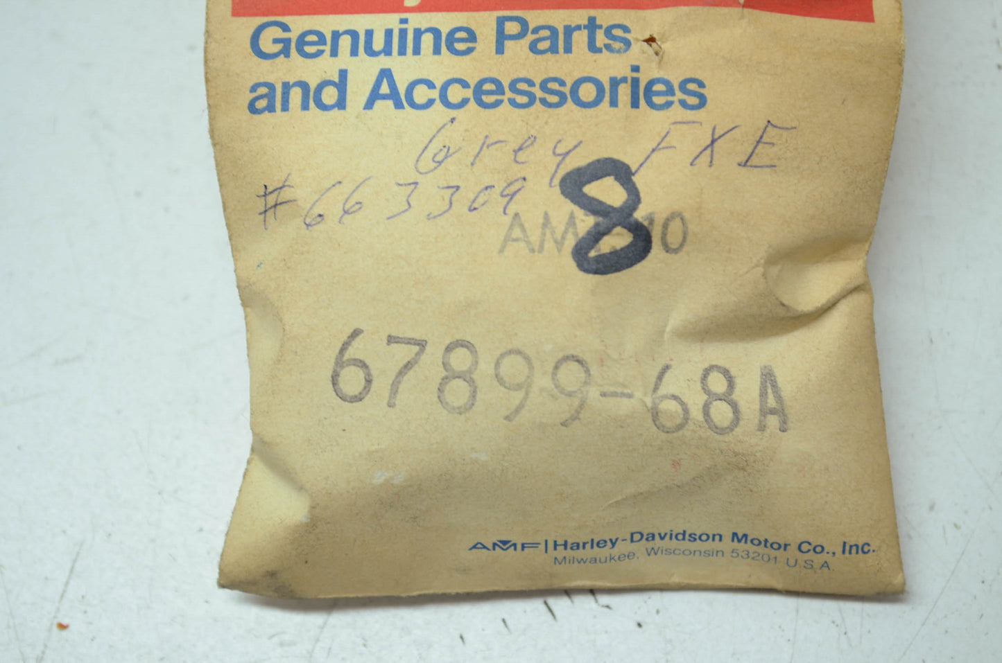 OEM Harley-Davidson 67899-68A Pilot Lamp Lens NOS