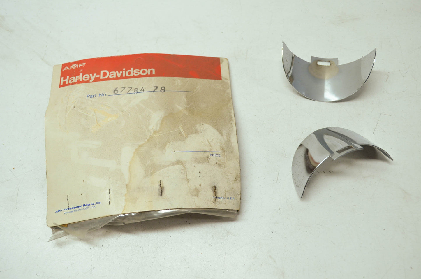 NEW OEM Harley Davidson AMF Light Visor 67784-78 NOS