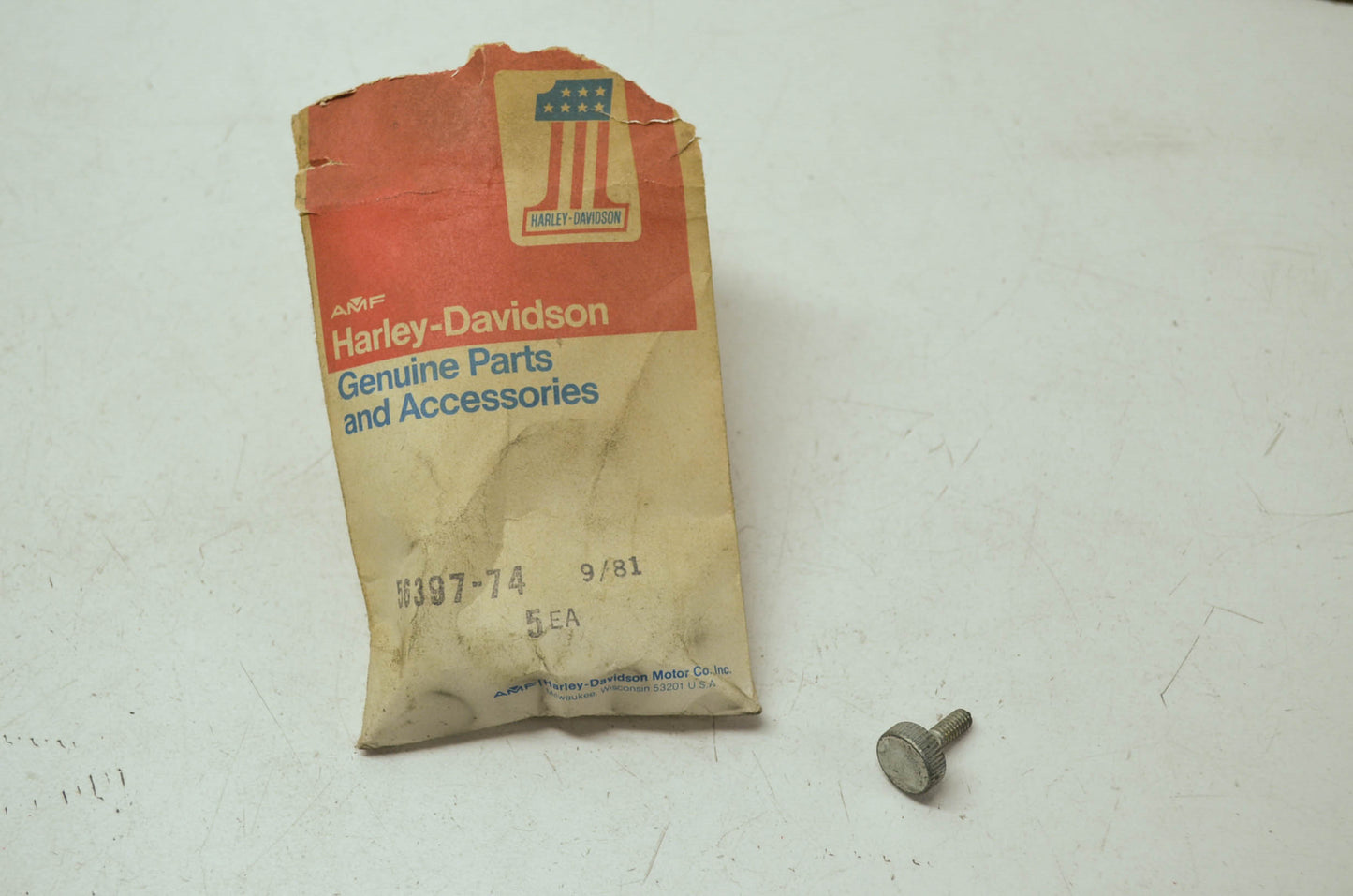 OEM Harley-Davidson 56397-74 Throttle Screw Kit NOS