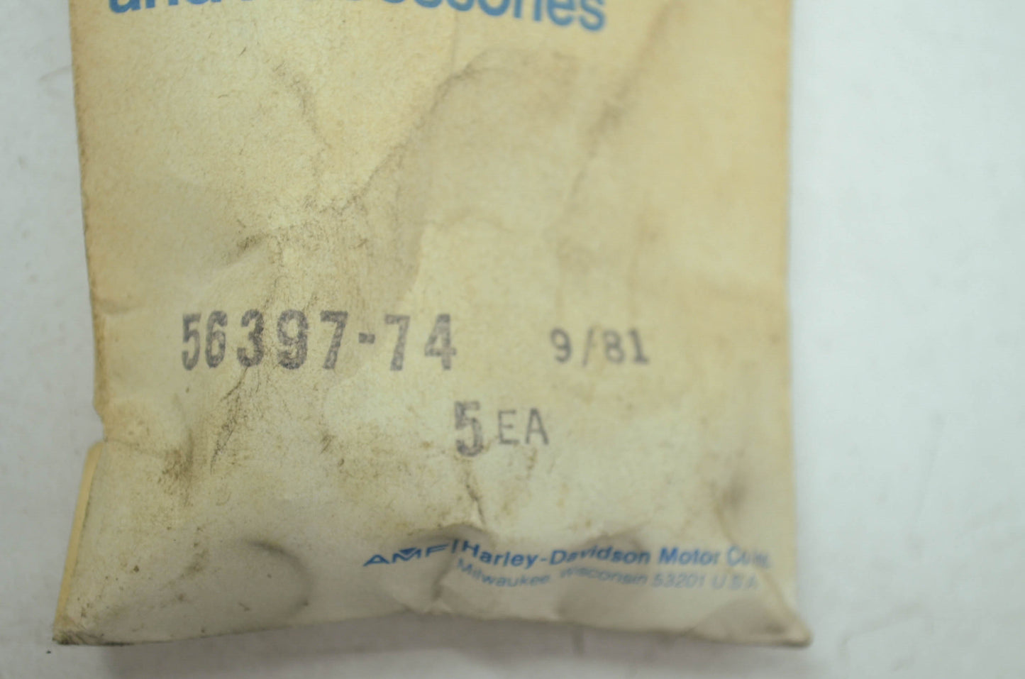 OEM Harley-Davidson 56397-74 Throttle Screw Kit NOS