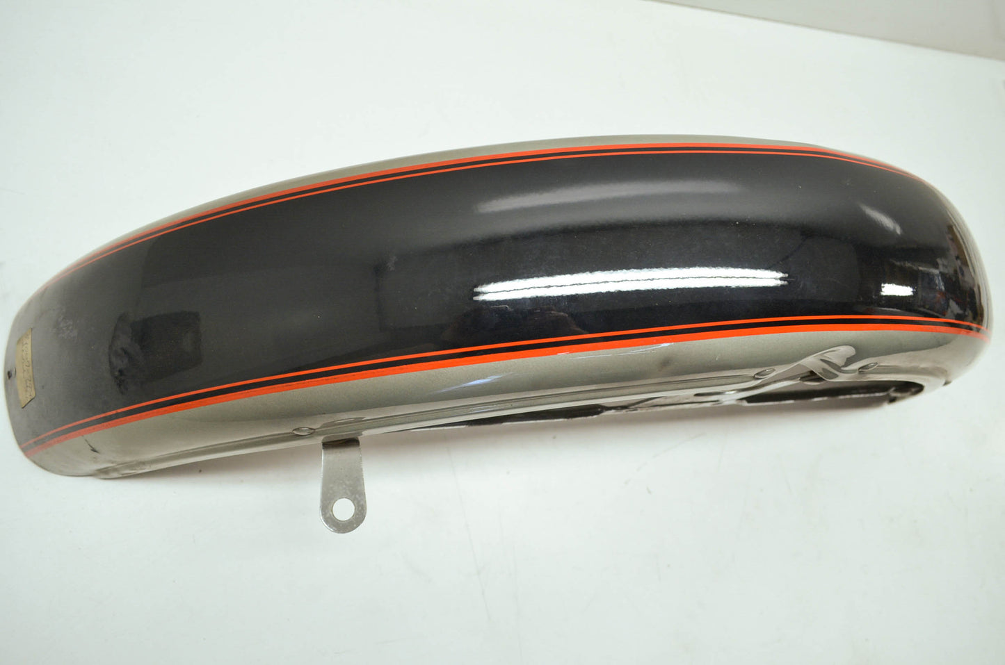 AMF Front Fender Black Red Silver NOS
