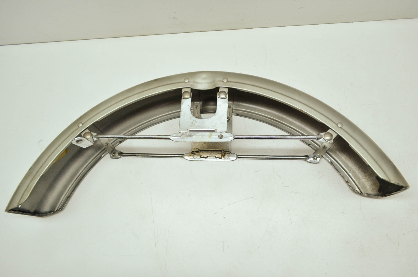 AMF Front Fender Black Red Silver NOS